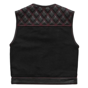 High Performance Eco-Friendly Quick Dry Anti-Wrinkle Vintage <b>Black</b> Men's 10 Pocket Denim 100% Cotton <b>Vest</b> Outerwear Casual - Product Image 2