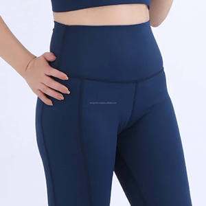 Customizable High Waist Premium Quality Yoga Pants for Women Sports Fitness <b>Leggings</b> Solid Pattern Gym Outerwear <b>Leggings</b> OEM - Product Image 5