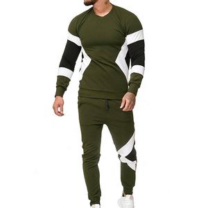 Haute qualité Streetwear 100% coton français éponge vêtements de sport à capuche ensemble survêtements pour hommes Tech polaire imprimé Jogging costumes - Product Image 1