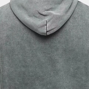 Sweats à capuche délavés à l'acide pour hommes – Vente en gros, dernières tendances, style vintage, service OEM, respirants - Product Image 6
