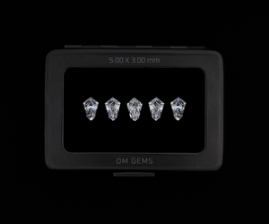 Diamante CVD de Corte Escudo Premium de 5.0 x 3.0 mm para Joyería, Venta al por Mayor de Anillos y Colgantes de Diamantes Sintéticos con Corte Escudo - Product Image 1