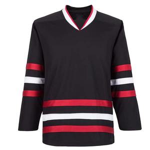 เสื้อฮอกกี้น้ำแข็งสีน้ำเงิน คอกลม แขนยาว ลายทางสีทองขาว หมายเลขทีม 21 สำหรับทุกเพศ - Product Image 2