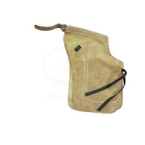 Nubuck หนัง farrier CHAP พร้อมสายรัดปรับระดับได้เย็บกระเป๋าและที่ยึดเล็บแม่เหล็ก - Product Image 2