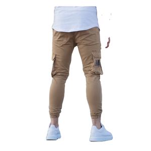 2025 dernière mode hommes Cargo pantalon décontracté toile tissu meilleure vente en gros OEM orienté vers l'exportation de haute qualité Logo personnalisé - Product Image 4