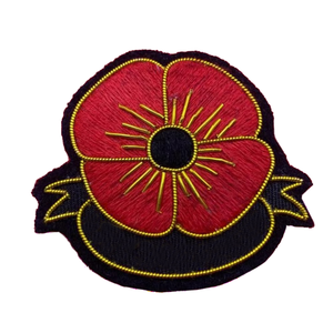 Insignias Bordadas a Mano con Hilo Metálico, Insignia Bordada con Hilo de Primera Calidad en Tela Twill a un Precio Muy Bajo y Diseño Único, Servicio OEM - Product Image 1