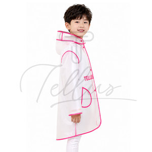เสื้อกันฝนเด็กพิมพ์ลายน่ารัก กันน้ำ น้ำหนักเบา เสื้อกันฝนเด็กแบบยาว - Product Image 5