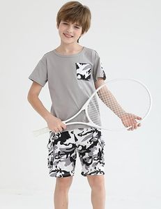Fashion <b>Men</b> Summer Casual Terry Fabric <b>T</b>-<b>Shirt</b> Shorts Set High Quality Seamless Quick Dry Breathable Cotton/<b>Polyester</b> Customized - Product Image 4