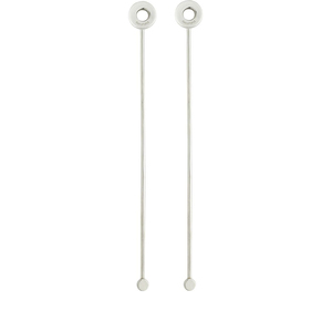 <b>Rose</b> Gold Stainless Steel Cocktail Stirrers Reusable Clover <b>Top</b> Drink Swizzle Sticks Metal Beverage Stirring for Bar Accessories - Product Image 2