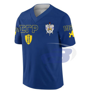 T-shirt de la sororité Sigma Gamma Rho, T-shirt en coton bleu avec lettres grecques SGR, vêtements de sororité, T-shirt universitaire, personnalisable avec n'importe quel design - Product Image 2