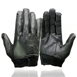 ถุงมือขี่มอเตอร์ไซค์หนังวัวสีดำสำหรับผู้ชาย Samroz Sports - Product Image 6