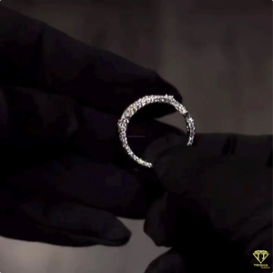 Anillo Clásico de Diamante Moissanite Trenzado, Plata de Ley 925, Joyería de Lujo para Aniversario, Regalo - Product Image 6