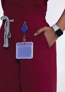 Tenues médicales personnalisées à manches courtes pour l'été, en 2 pièces, pour infirmières, esthéticiennes, dentistes, salons de beauté, médecins, hôpitaux, uniformes de dentiste - Product Image 3