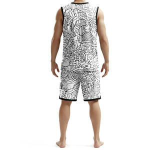 ชุดเสื้อบาสเก็ตบอลแบบสั่งทำพิเศษ พิมพ์ลายได้ตามต้องการ สำหรับสโมสร จากโรงงานโดยตรง - Product Image 2