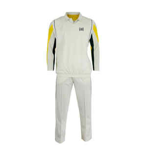 Uniformes de Cricket Personalizados al por Mayor con Logotipo, Conjunto de Chándal de Poliéster Ecológico y Duradero, Camisetas y Pantalones para Equipos Profesionales - Product Image 6