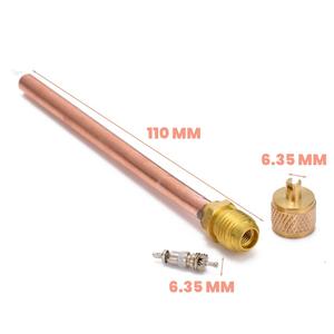 Válvula de Acceso para Refrigeración Estándar de Latón de 1/4 de Pulgada - Product Image 6