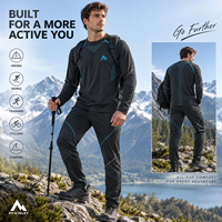 Ensemble de sous-vêtements thermiques sans coutures pour homme, coupe décontractée, manches longues, haut et pantalon pour sports de plein air, OEM