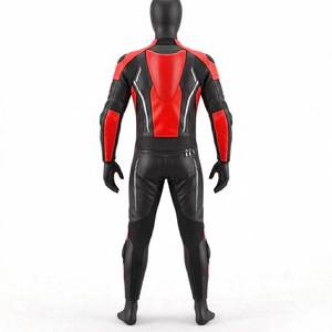 Combinaison de moto en cuir pour adultes, été, imprimée, respirante, manches longues, personnalisable, protection unisexe 360g, OEM/ODM sur mesure - Product Image 3
