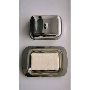 Plato para Mantequilla de Acero Inoxidable de Grado Alimenticio Premium, Resistente, para Servir, Ideal para Catering - Product Image 3