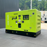 Générateurs diesel silencieux à faible bruit 50/60Hz 25kVA 30kVA 35kVA 40kVA 50kVA, générateur de courant industriel, production d'électricité