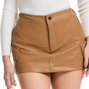 Premium Quality <b>Leather</b> Cargo <b>Skirt</b> For <b>Women</b> High Quality Everyday Fashion Factory Direct Supply <b>Leather</b> Cargo <b>Skirt</b> - Product Image 6
