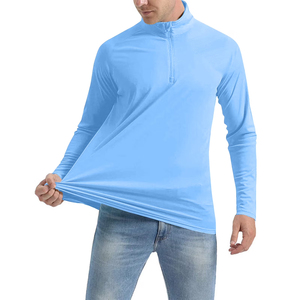 Cotton blended Leisure <b>Tops</b> <b>Mock</b> <b>Neck</b> for Men Autumn Winter Men's for Basketball Outdoor Leisure Sports Solid Knitted - Product Image 6