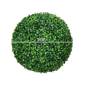 "2 Pack 15.75" Faux Boxwood Topiary Ball <b>Artificial</b> <b>Trees</b> for Indoor Outdoor Home Decor" - Product Image 3