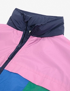 Veste coupe-vent élégante pour femmes, tenue d'été, couleur patchwork personnalisée, mode solide, coupe-vent, fermeture éclair fine, veste en nylon sur mesure - Product Image 3