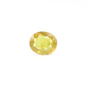 Natural Yellow Sapphire 4.05 Carat Certified Wholesale Pear Cut Gemstone - Product Image 1