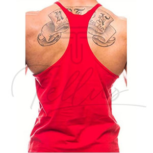 Camiseta sin Mangas para Hombre, Color Sólido, Ropa Deportiva, Personalizable, para Fitness, Venta al Por Mayor - Product Image 5