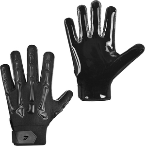 Team Edition American Football <b>Gloves</b> Embroidered Logo Sticky Palm 4-Way Stretch All Sizes OEM ODM B2B Wholesale Supplier - Product Image 5