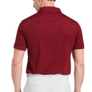<b>Men</b> <b>Burgundy</b> Patterned <b>Polo</b> <b>Shirt</b> Short Sleeve Collared Tee Custom Logo OEM Manufacturer Wholesale Golf Sportswear Premium - Product Image 6