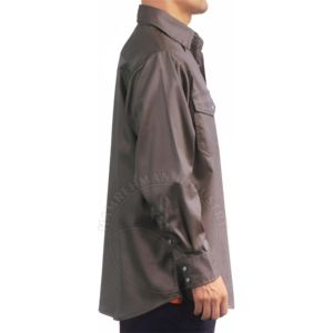 Long Sleeve Button up Flame Retardant Snap Fr <b>Welding</b> <b>Shirt</b> Wholesale Protective Long Sleeve <b>Shirt</b> for <b>Welding</b> and Cutting Heat - Product Image 4