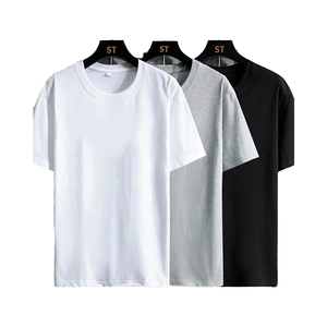 Camiseta de Hombre de Alta Calidad 100% Algodón, Manga Corta, Cómoda, de Color Sólido, Informal, para Verano, con Logotipo Personalizado - Product Image 6