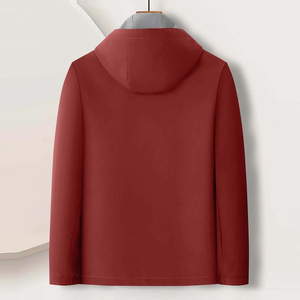 Top Trending Men's Sportwear <b>Red</b> Soft Shell Jackets Warm Padded Long Sleeves Zipper Up Winter Workwear Softshell Jackets - Product Image 2