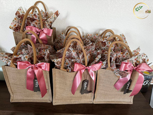 Sac de pique-nique en toile de jute naturelle, grande capacité, écologique, sac de transport multifonctionnel - Product Image 2