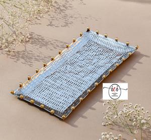 Bandejas Metálicas para Servir Alimentos y Chocolate, Vajilla Más Vendida, Utensilios de Cocina para el Hogar, Bandejas de la India - Product Image 2