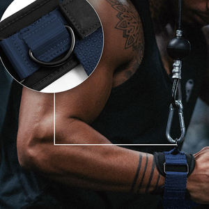 Correa de Muñeca Deportiva de Color Sólido con Logotipo Personalizado y Estampado para Levantamiento de Pesas - Product Image 4