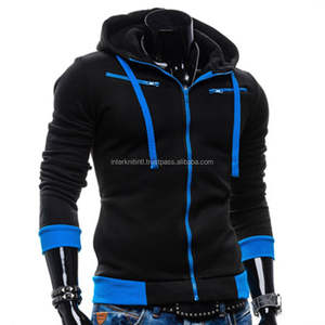 Sudadera con capucha deportiva de invierno para hombre, con cremallera completa, corte regular, transpirable, para gimnasio, entrenamiento y ejercicio. - Product Image 5
