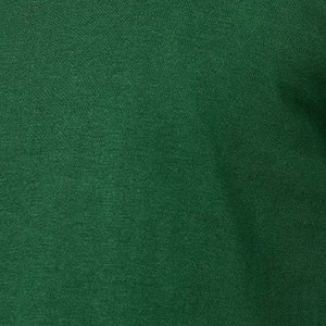 Camiseta de Manga Larga para Hombre, Color Verde Sólido, Cuello Redondo, Tejido de Punto, Estilo Casual, Ribete en Contraste, Corte Regular - Product Image 4