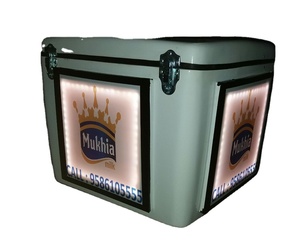 PRODUCTO MÁS VENDIDO DE 2022 CAJAS DE ENTREGA LED DE BICICLETA CON ILUMINACIÓN DE LUZ PARA TRANSPORTAR PARCELAS DE ALIMENTOS, LECHE, LAVANDERÍA ETC DE LA INDIA - Product Image 1