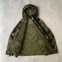 Jaket Windbreaker Pria Berkualitas Tinggi Motif Kamuflase Hoodie Resleting 450gsm 100% Katun Hoodie Oversize Berat