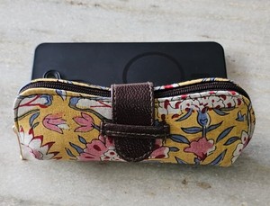 Étui à lunettes en coton imprimé, pochette en tissu doux pour lunettes, housse de protection pour femmes et hommes, accessoire de voyage et de transport quotidien - Product Image 2