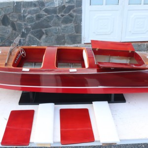 CHRIS CRAFT BARREL BACK 1940 - Version grand format - Modèle de bateau rapide américain en bois fait main - Product Image 6