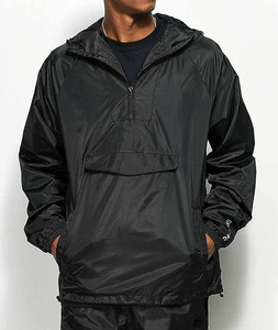 Chaqueta Cortavientos Deportiva con Capucha, Logotipo Personalizado, Ligera, Impermeable, con Capucha Sólida, para Hombre, de Poliéster, Informal - Product Image 4