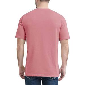Camisetas al por Mayor con Logotipo Personalizado, 100% Algodón, Lisas para Serigrafía y Bordado, Color Rosa, Camisetas para Hombre - Product Image 2