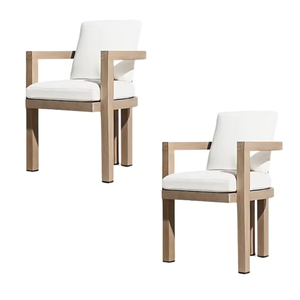 Mobilier d'extérieur et d'intérieur Canapé de jardin Canapé de salon Canapé en tissu simple avec cadre en bois Haute qualité Direct Factory - Product Image 5