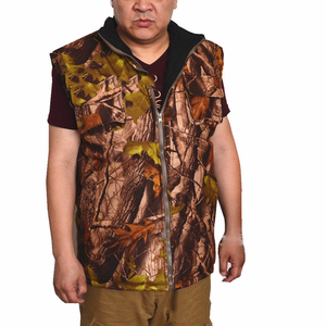 Chaleco de Invierno Upland, Color Naranja Brillante, Estampado de Camuflaje, Impermeable, Transpirable, Unisex, de Alta Calidad, para Pesca, Caza, Actividades al Aire Libre, Resistente al Viento - Product Image 2