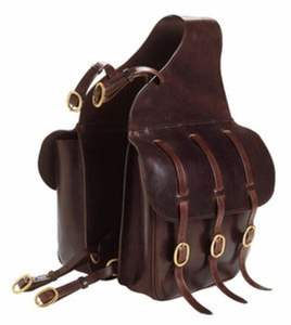 Sacoche en cuir pour selle de cheval western et moto, artisanale, sculptée à la main, 100% cuir de buffle, design traditionnel - Product Image 2