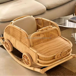 Natural Handmade Rattan Car <b>Toy</b> Manufacturer Eco Friendly Baby Gift Durable Lightweight from Vietnam - Product Image 3