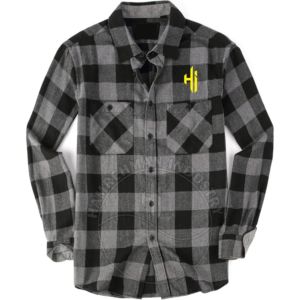 Chemise en flanelle pour homme, style streetwear urbain, douce, isolante, chaude, à carreaux, manches longues, chemise en coton de créateur - Product Image 4